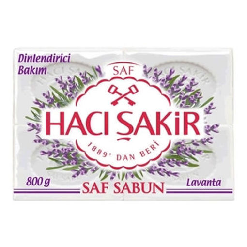 Picture of HACI SAKIR Traditional Bath Soap w/Lavender 4pk 600g