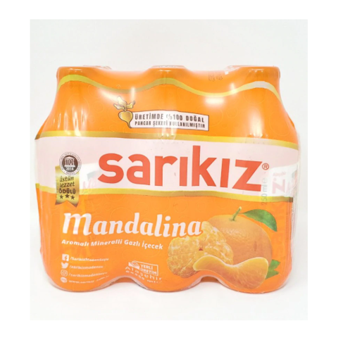Picture of SARIKIZ Mandarin Flavored Mineral Water 6 x 200ml
