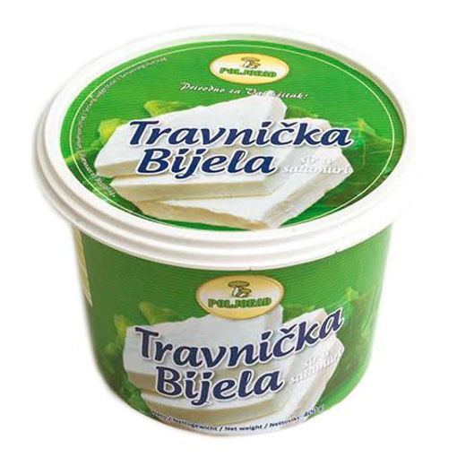 Picture of POLJORAD Travnicka Bijela Feta Cow's Milk Cheese 400g