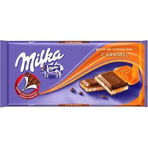 Picture of MILKA Caramel Chocolate Bar 100g