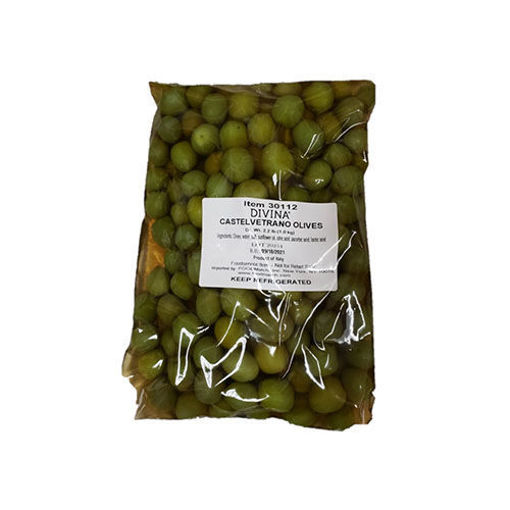 Picture of DIVINA Pitted Castelvetrano Green Olives 2lbs.((907g)
