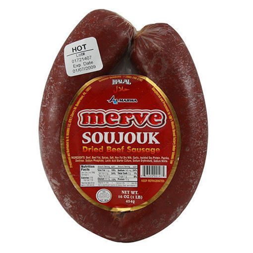 Picture of MERVE Beef Soujouk Hot (Sucuk) 453.5g
