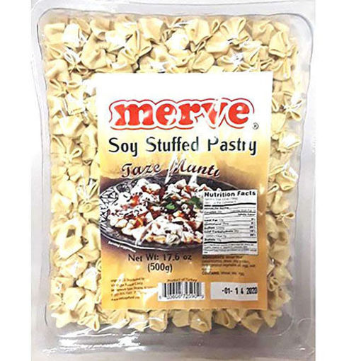Picture of MERVE Dry Manti (Turkish Ravioli Soy Stuffed Pastry) 500g