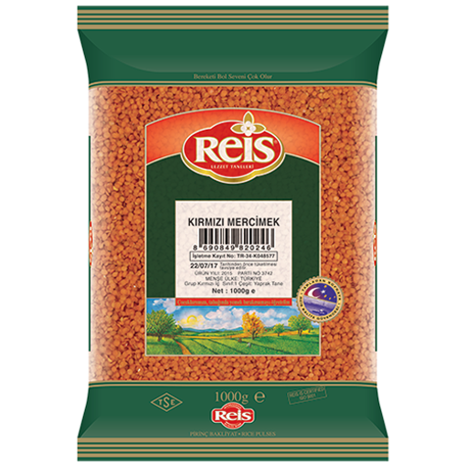 Picture of REIS Kirmizi Mercimek (Red Split Lentils) 1kg
