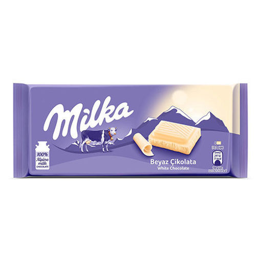 Picture of MILKA White Chocolate Bar 100g