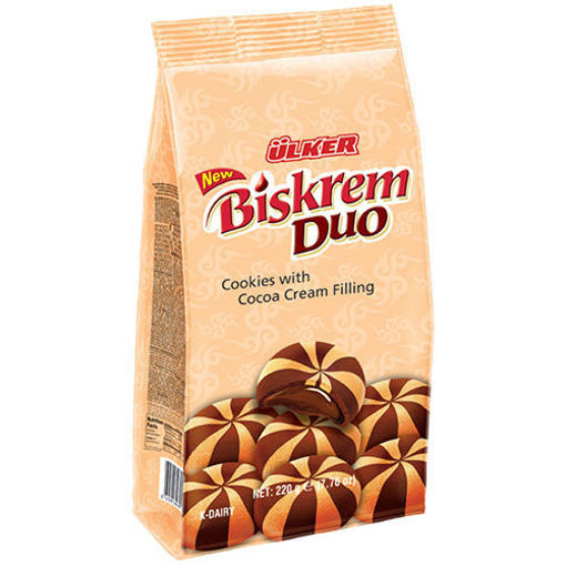 Picture of ULKER Biskrem Duo w/Cocoa Cream 150g