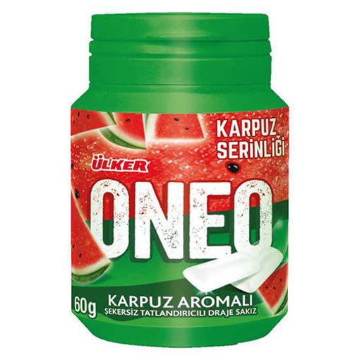 Picture of ULKER Oneo Watermelon Chewing Gum 60g