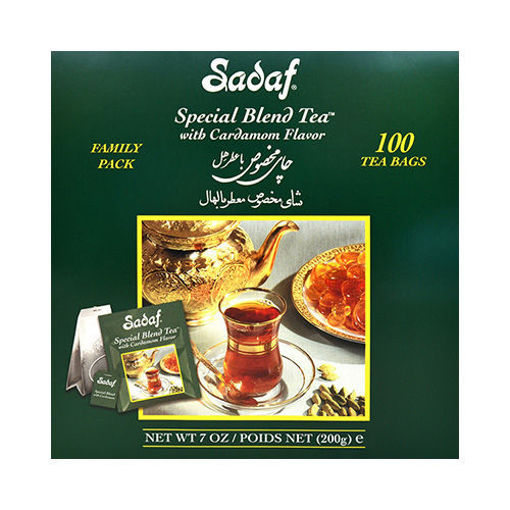 Picture of SADAF Special Blend Tea w/Cardamom (Family Pack) 100 Tea Bags