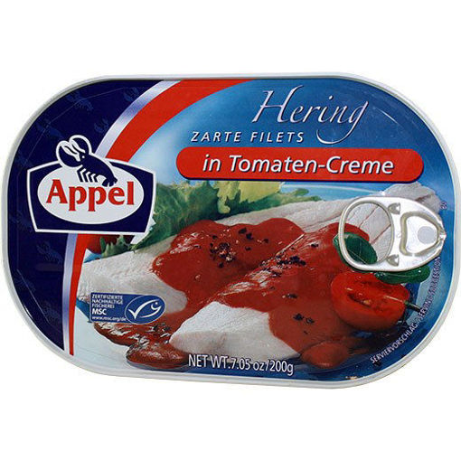Picture of APPEL Hering Zarte Filets in Tomaten-Creme 200g