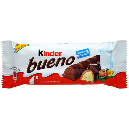 Picture of KINDER Bueno Milk & Hazelnut Chocolate Bar 43g