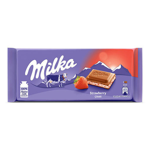 Picture of MILKA Strawberry Yogurt Chocolate 100g