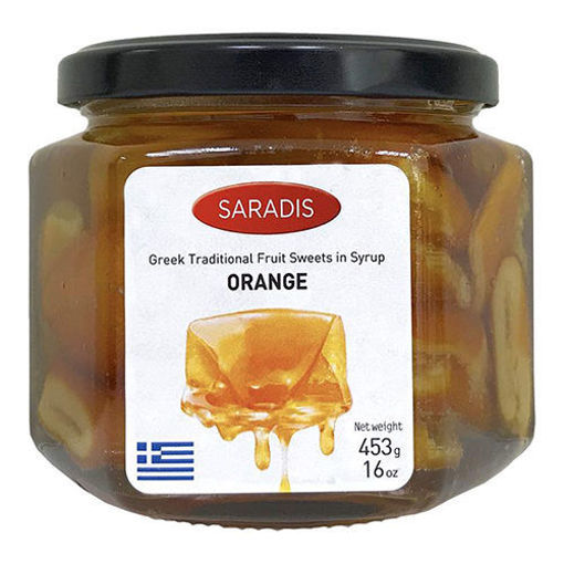 Picture of SARADIS Orange Peels in Sweet Syrup 454g