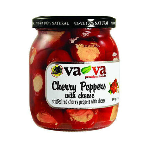 Picture of VAVA Cherry Peppers w/Cheese 540g