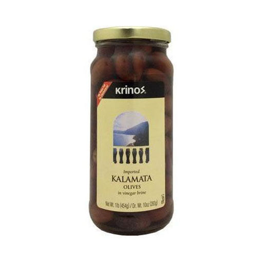 Picture of KRINOS Kalamata Olives in Vinegar Brine 454g