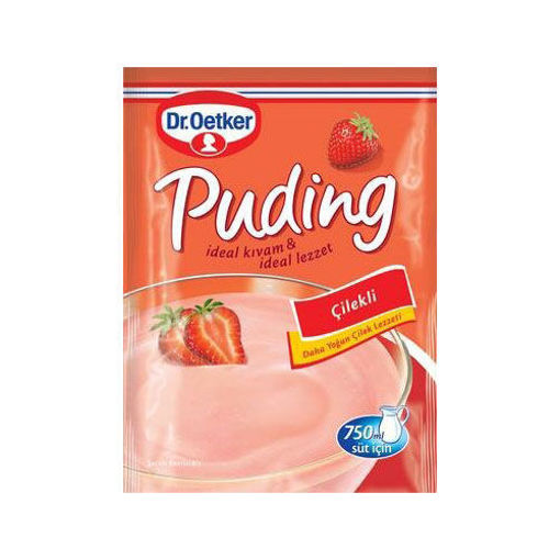 Picture of DR. OETKER Cilekli Puding (Strawberry Pudding) 125g