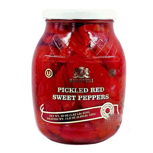 Picture of BELEVINI Pickled Sweet Red Peppers 840g
