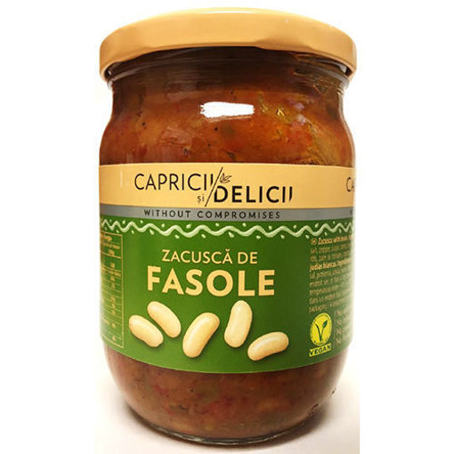 Picture of CAPRIICI SI DELICI Zacusca De Fasole 500g