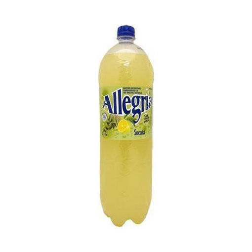 Picture of ALLEGRIA Socata Elderberry & Lemon Flavored Carbonated Soft Drink 2L