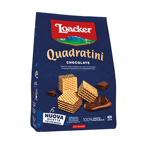 Picture of LOACKER Quadratini Wafer w/Chocolate 250g