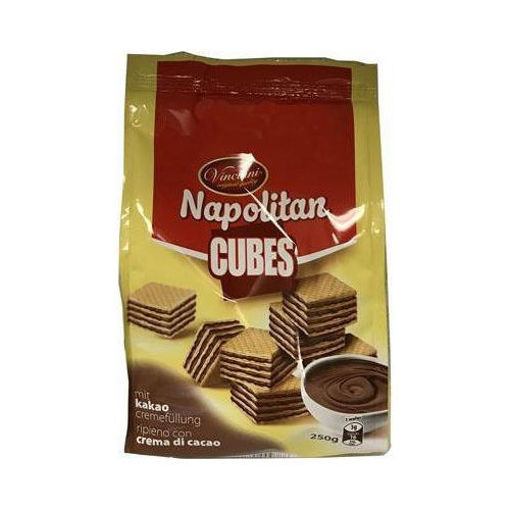Picture of VINCINNI Napolitan Cubes Chocolate 250g