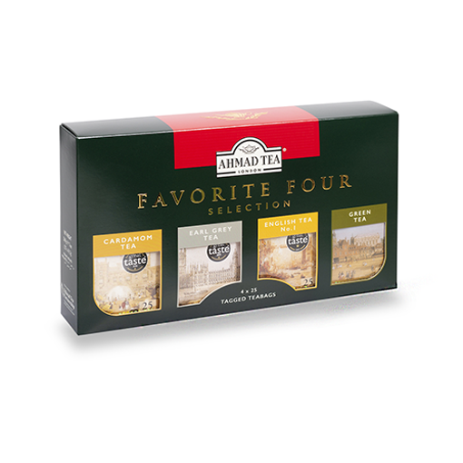 Picture of AHMAD TEA Favorite Four Tea Selection 4x25 Bags