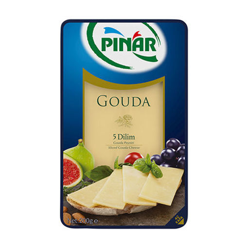 Picture of PINAR Sliced Gouda Cheese (5 Slices) 200g