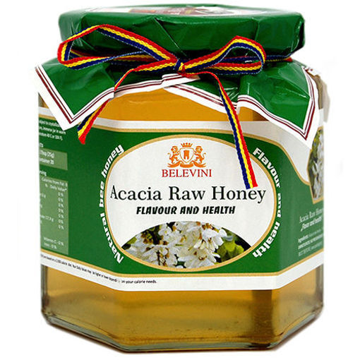 BELEVINI Acacia Raw Honey 500g resmi