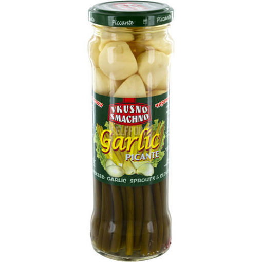 Picture of VKUSNO SMACHNO Pickled Garlic Sprouts & Cloves 370g