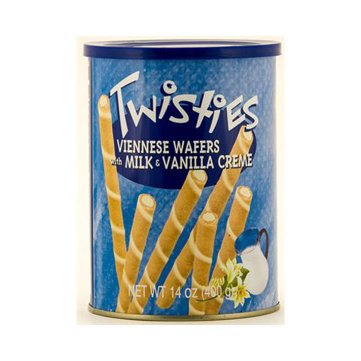 Picture of TWISTIES Viennese Wafer w/Skim Milk & Vanilla 400g