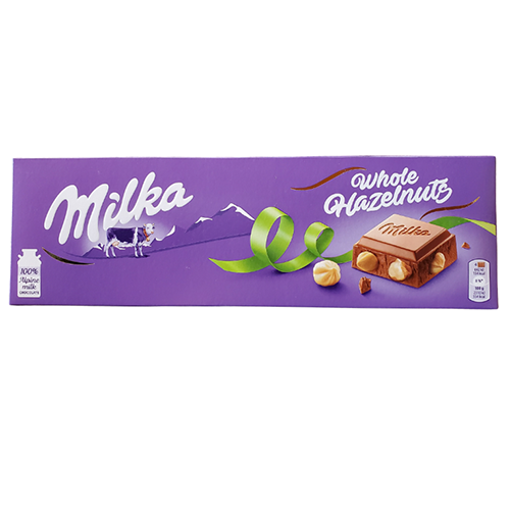 Picture of MILKA Whole Hazelnuts Chocolate Bar 250g