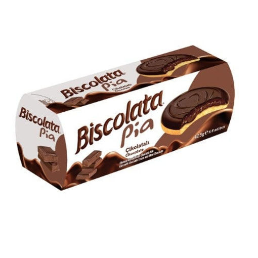 Picture of BISCOLATA Pia w/Dark Chocolate 100g