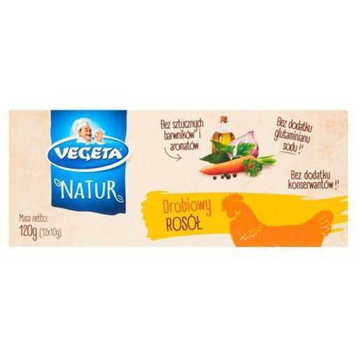 Picture of VEGETA Natur Bouillon Cubes w/Natural Chicken Flavor 120g
