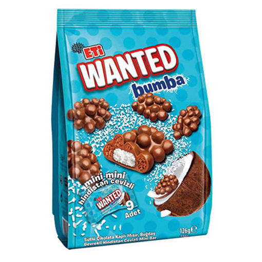Picture of ETI Wanted Pops w/Coconut 126g (9 Mini Individual Packs)