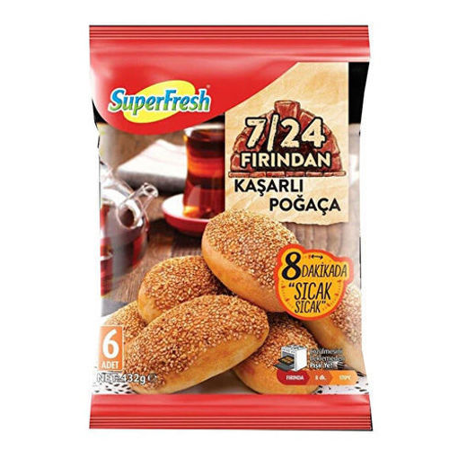 Picture of SUPERFRESH Pogaca w/Kaskhaval Cheese 6 pc 432g