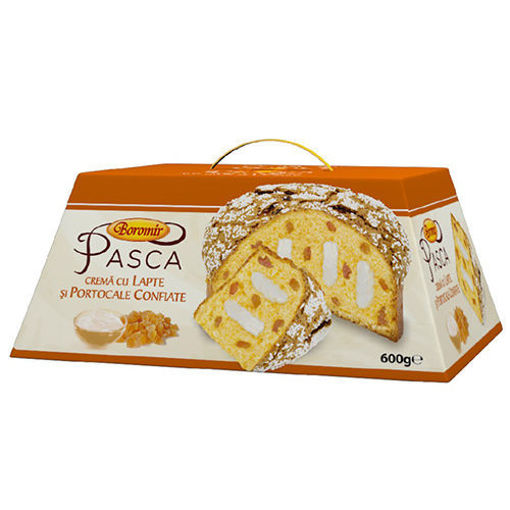 Picture of BOROMIR Easter Cake ''Pasca'' Milk Cream & Candied Orange 600g