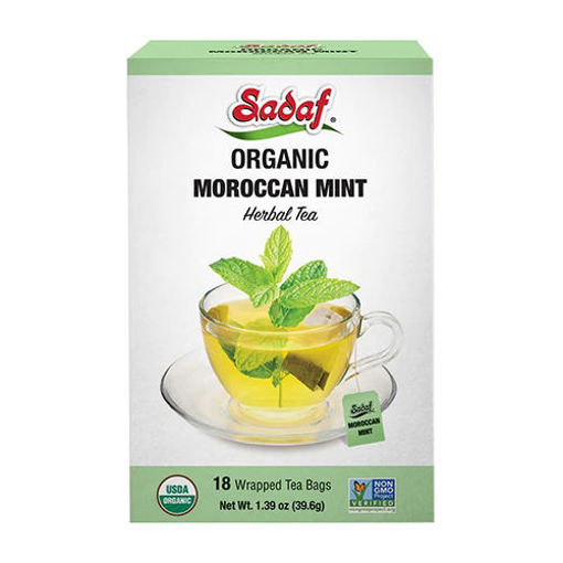 Picture of SADAF Organic Moroccan Mint Tea Bags | 18 count