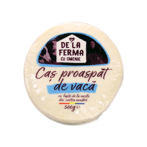 Picture of DE LA  FARMA Caş Proaspat de Vaca (Cow's Milk Cheese) 300g