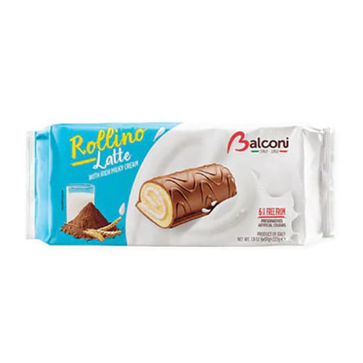 Picture of BALCONI Rollino Sponge Cake Latte Milk&Cream 222g