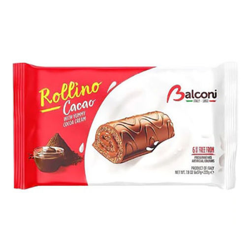 BALCONI Rollino Sponge Cake Cocoa 222g resmi