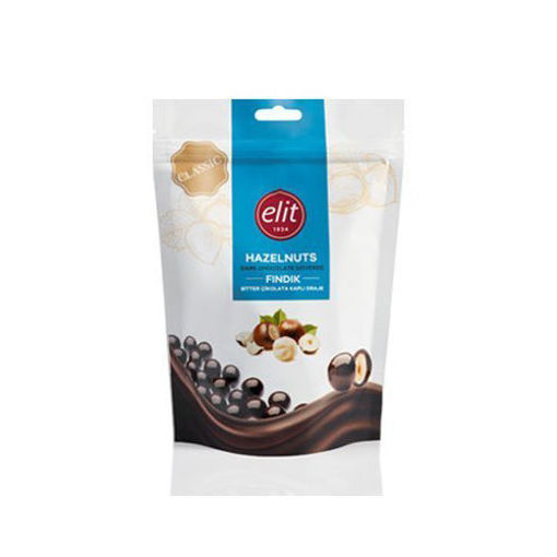 Picture of ELIT Dark Chocolate Covered Hazelnuts 125g