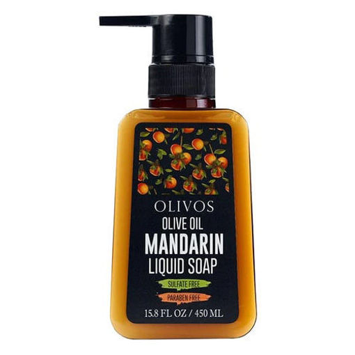 Picture of OLIVOS Mandarin & Olive Oil Liquid Soap 450g