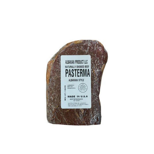 Picture of ALBANIAN Naturally Smoked Beef 'Pasterma' per lb (approx 1-1.20lbs)