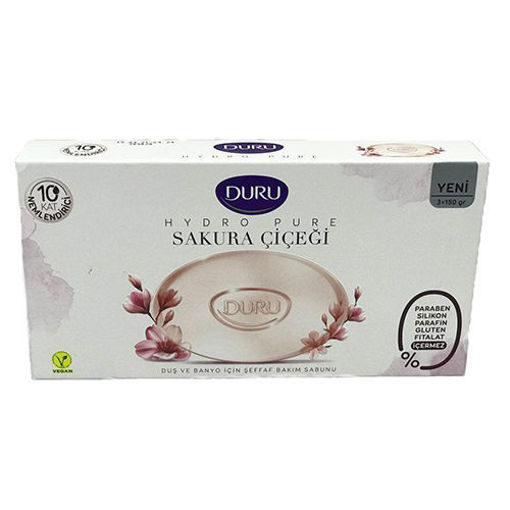 Picture of DURU Hydro Pure Sakura Soap (Cherry Flower) 135g x 2pc