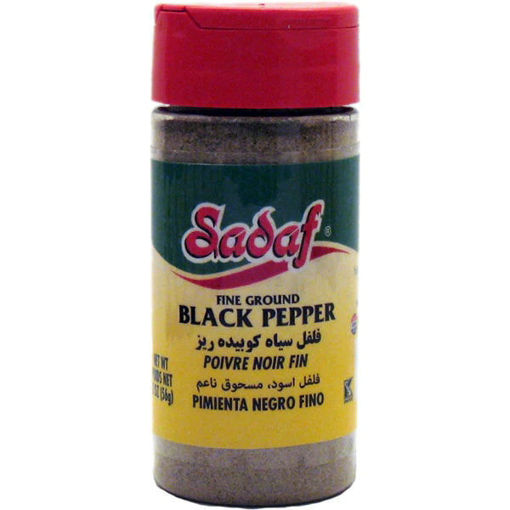 SADAF Fine Ground Black Pepper 56g resmi