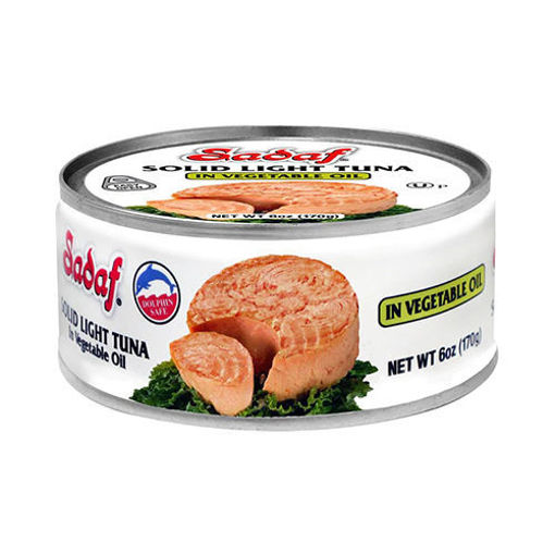Picture of SADAF Solid Light Tuna in Vegetable Oil - Easy Open 6 oz.