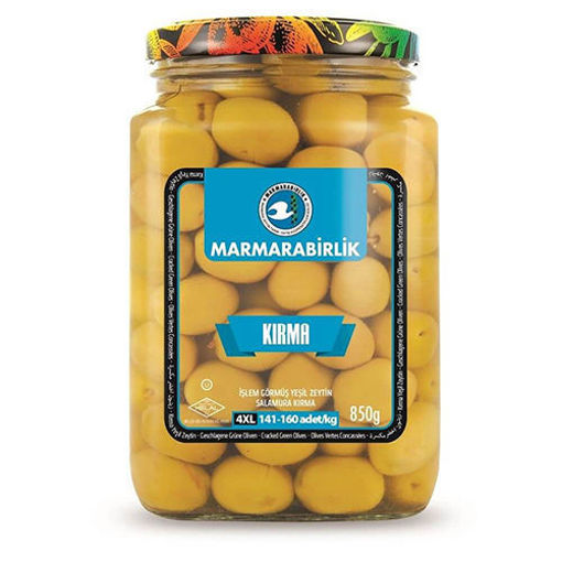 Picture of MARMARABIRLIK Green Olives 4XL (Kirma Zeytin) 850g