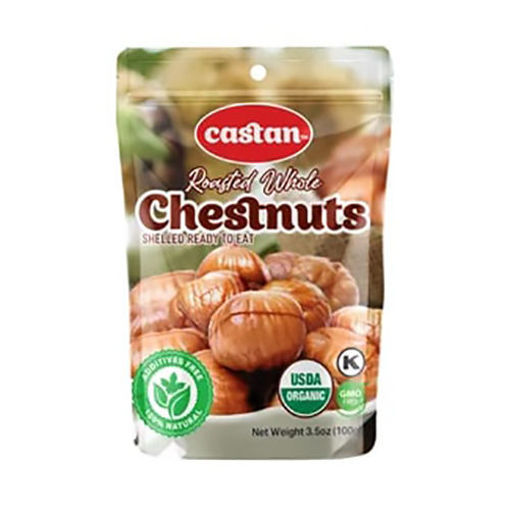 Picture of CASTAN Roasted Whole Chestnuts 100g