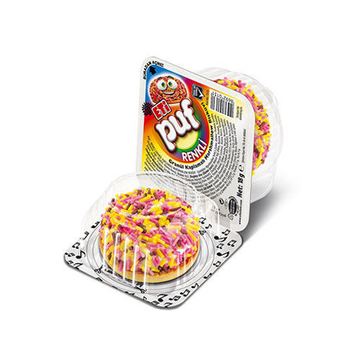 ETI Puf Renkli w/Sprinkles 6x18g (Buy 5 Get 1 Free!) resmi