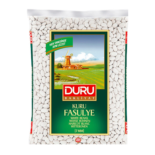Picture of DURU Kuru Fasulye (White Beans - 7mm) 2000g