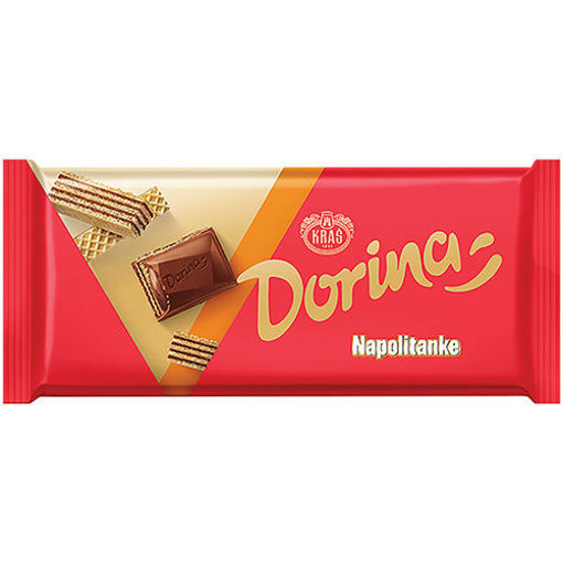 Picture of KRAS Dorina Napolitanke Chocolate Bar 100g